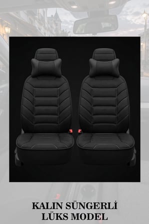 jeep grand cherokee 1998 kılıf ve koltuk koruyucu minder ve yastık lüks siyah renk 2 li set