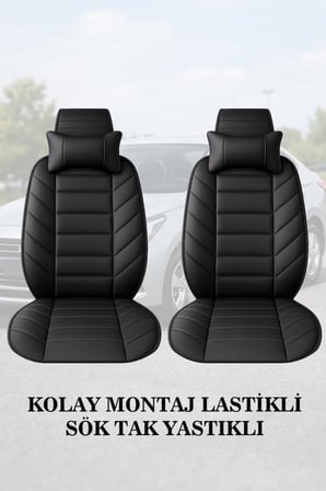 jeep grand cherokee 2015 kılıf ve koltuk koruyucu lüks 2 li set siyah renk minder ve yastık