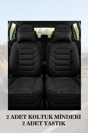 opel meriva 2015 kılıf ve koltuk koruyucu lüks 2 li set minder ve yastık siyah renk