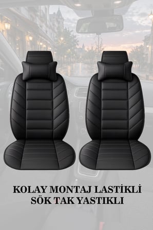 opel meriva 2015 kılıf ve koltuk koruyucu lüks 2 li set minder ve yastık siyah renk