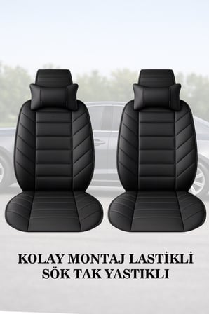 skoda superb 2003 kılıf ve koltuk koruyucu minder ve yastık siyah renk 2 li set lüks
