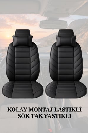 skoda superb 2021 kılıf ve koltuk koruyucu siyah renk 2 li set minder ve yastık lüks