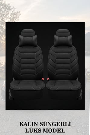 suzuki vitara 1997 kılıf ve koltuk koruyucu 2 li set minder ve yastık lüks siyah renk