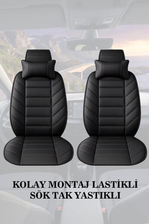 suzuki vitara 1998 kılıf ve koltuk koruyucu minder ve yastık siyah renk 2 li set lüks