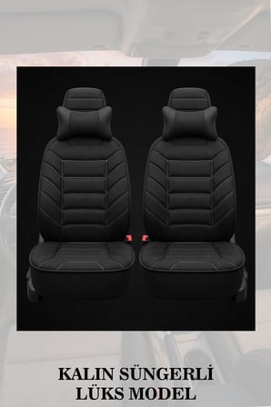 suzuki vitara 2011 kılıf ve koltuk koruyucu lüks siyah renk 2 li set minder ve yastık