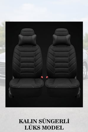 suzuki vitara 2014 kılıf ve koltuk koruyucu minder ve yastık siyah renk lüks 2 li set