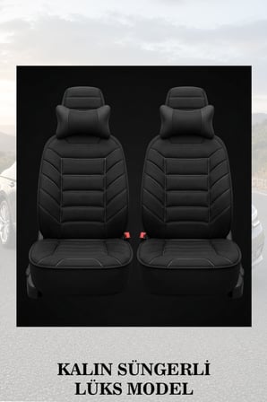 suzuki vitara 2020 kılıf ve koltuk koruyucu 2 li set siyah renk lüks minder ve yastık