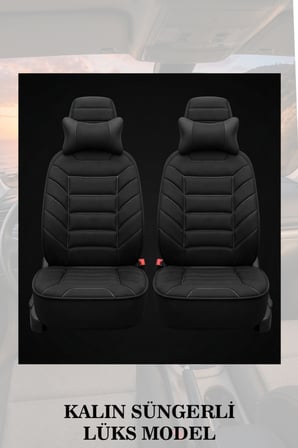 corolla 2015 kılıf ve koltuk koruyucu lüks minder ve yastık 2 li set siyah renk