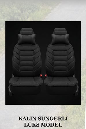 corolla 2016 kılıf ve koltuk koruyucu 2 li set siyah renk minder ve yastık lüks
