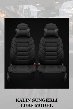 yaris 2023 kılıf ve koltuk koruyucu siyah renk lüks minder ve yastık 2 li set
