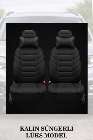 yaris 2026 kılıf ve koltuk koruyucu minder ve yastık lüks siyah renk 2 li set