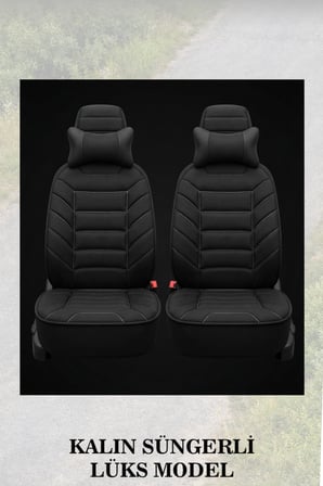 yaris cross 2025 kılıf ve koltuk koruyucu 2 li set lüks minder ve yastık siyah renk