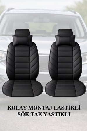 volkswagen troc 2024 kılıf ve koltuk koruyucu lüks minder ve yastık siyah renk 2 li set