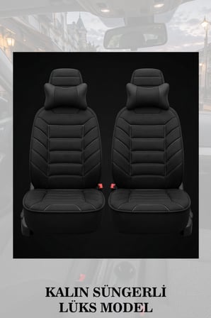 volkswagen troc 2026 kılıf ve koltuk koruyucu lüks 2 li set minder ve yastık siyah renk