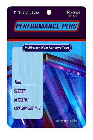 True Tape PERFORMANCE PLUS Protez Saç Bandı 36 Adet Düz (2,5cm x 7,5cm) 1" 