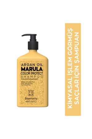 Beamarry Argan Oil Marula Color Protect Shampoo  Boyalı Saçlar İçin Argan Yağı ve Marula Özlü Şampuan 380 ml