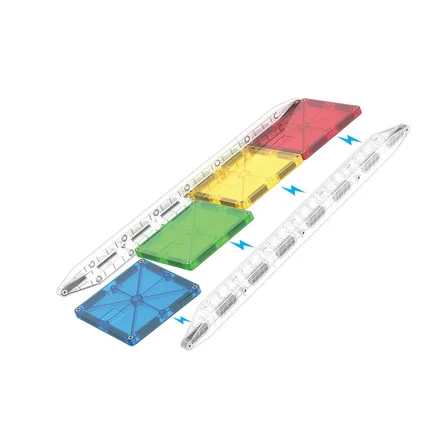 MAGNA-TILES® - Rail Racer Ray Paketi - 8 Parça