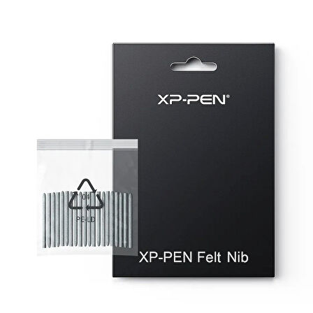 XP-Pen Grafik Tablet Kalem Yedek Uç Paketi 20 Adet Keçe - Artist 10/12/13/16 2nd/ Pro16/ Pro16TP, Deco M/L/MW/LW/Pro 2nd