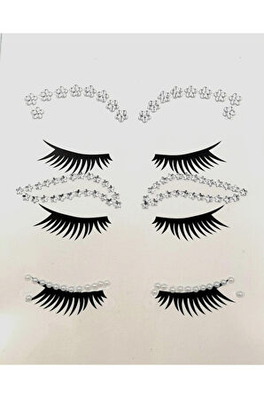 Göz Etrafı Süsleme Taşı Yapışkanlı