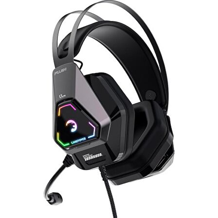 Gamepower Fujin Siyah 7.1 Surround RGB Gaming Kulaklık