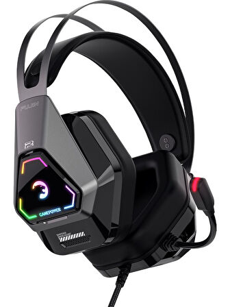 Gamepower Fujin Siyah 7.1 Surround RGB Gaming Kulaklık OUTLET