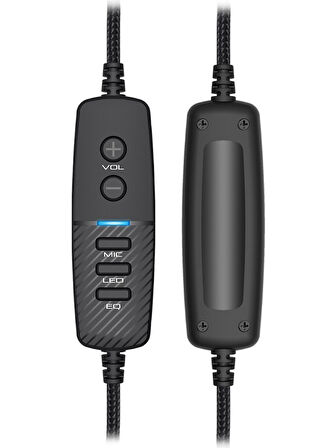 Gamepower Fujin Siyah 7.1 Surround RGB Gaming Kulaklık OUTLET