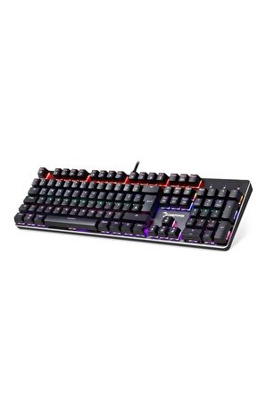 Gamepower Ogre Rainbow 60M GamePower Red Switch Türkçe Q USB Mekanik Gaming Klavye - 3 Yıl Garantili