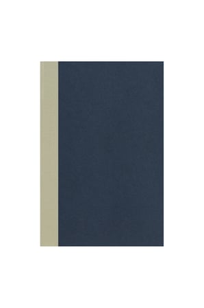 Laton Ilmiö A5 Keten Kumaş Sert Kapaklı 2'li Defter Seti Dark Blue