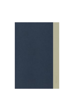 Laton Ilmiö A5 Keten Kumaş Sert Kapaklı 2'li Defter Seti Dark Blue