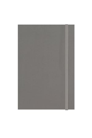 Laton Kokea A5 Keten Kumaş Sert Kapaklı Defter Grey