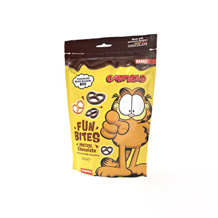 Nickelodeon Garfield Fun Bites Chocolate Pretzel 80g