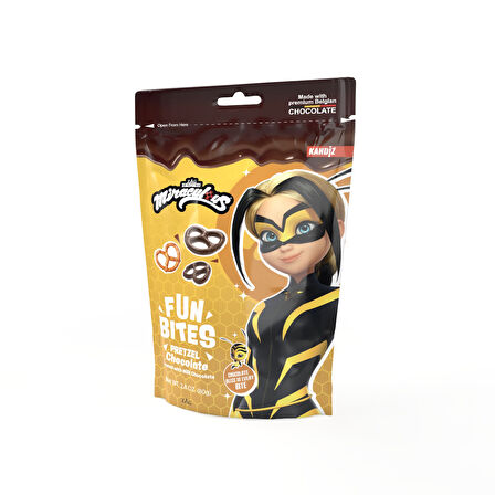Fun Bites Miraculous Choco Pretzel 80g