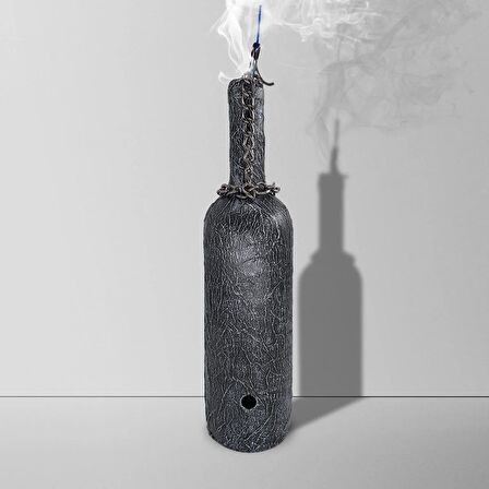 SERMO Tütsülük - Dragon Serisi Tüten Şişe Tütsülük (Silver)