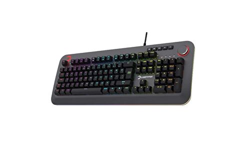 GamePower Starscream 60M RGB Kırmızı Switch 60 Milyon Türkçe Q USB Suya Dayanıklı Optik Mekanik Gaming Klavye (3x Switch Hediyeli) 3 Yıl Garantili