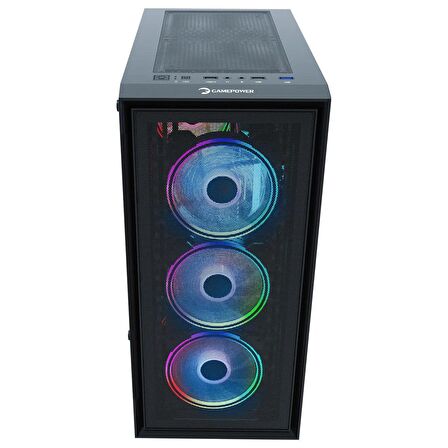 GamePower Manta 4*120mm A-RGB Fan 500W 80+ Bronz mATX Gaming Kasa 