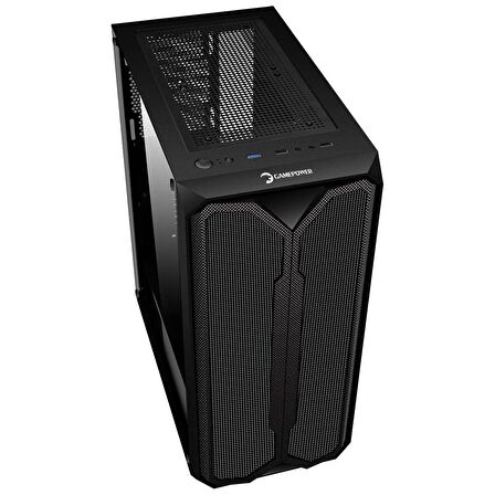 GamePower Aura 4*120mm Siyah Fan A-RGB Şerit Led 500W 80+ Bronz Power Supply Gaming Kasa