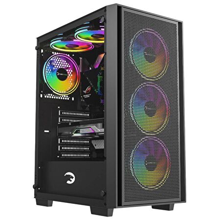 GamePower Flex 4*120mm A-RGB Fan ATX Gaming Kasa 