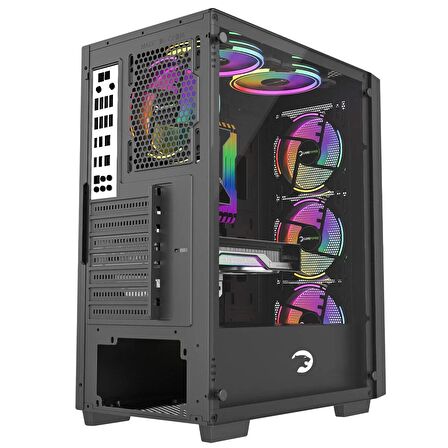 GamePower Flex 4*120mm A-RGB Fan ATX Gaming Kasa 