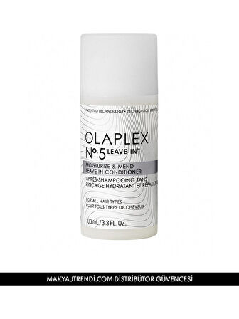 Olaplex No.5 Leave-In Moisturize & Mend Cond.  Güçlendirici Durulanmayan Saç Kremi - 100 ml