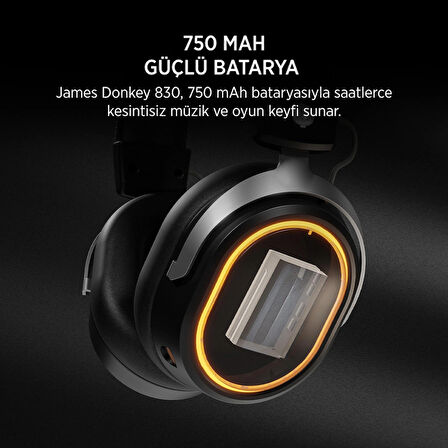 James Donkey 830 Triple Mode (Bluetooth/2.4G/USB) Gaming Kulaklık