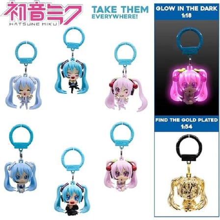 Hatsune Miku - Snow Miku & Sakura Miku Sırt Çantası Askısı Anahtarlık (1 Adet)