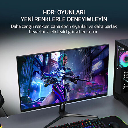 James Donkey Epic P30 27'' 300Hz 0.5Ms FHD Fast VA 10 Bit Gaming Monitör (Sıfır Ölü Piksel Garantili)