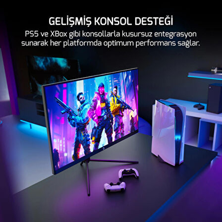 GamePower Lucid S40 24.5'' 400Hz 0.2Ms Fast VA E Spor Pivot RGB Gaming Monitör