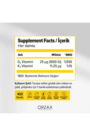 Ocean D3 K2 Damla 20 ml