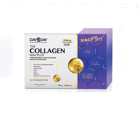 Day2Day The Collagen Mag Plus Takviye Edici Gıda 30 Şase