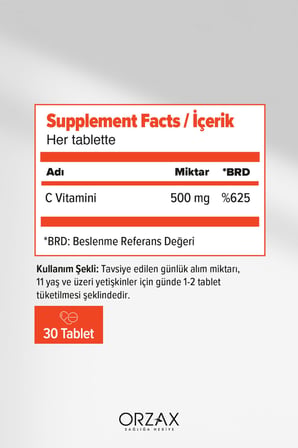 Ocean Vitamin C-SR 30 Tablet