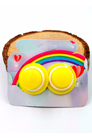 2 li Figürlü Renkli Lüks Lastik Toka