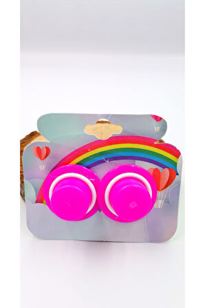 2 li Figürlü Renkli Lüks Lastik Toka