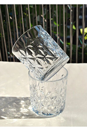 2'li Kristal Viski Bardak Kokteyl Meşrubat Bardağı-340 ml Muse