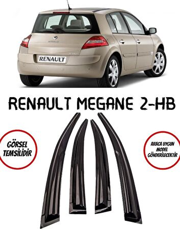 Balp Renault Megane 2 Hb Cam Rüzgarlığı 4lü
